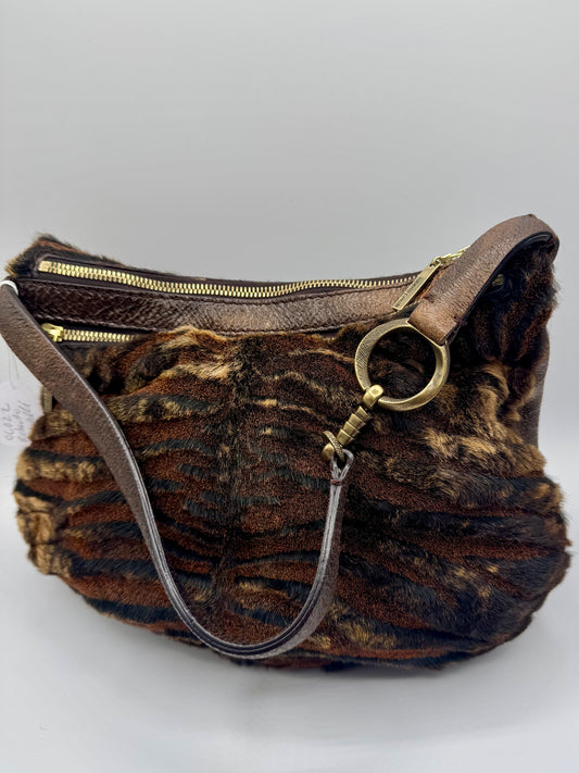 ROBERTO CAVALLI PONY HAIR SHOULDER BAG (Vintage)