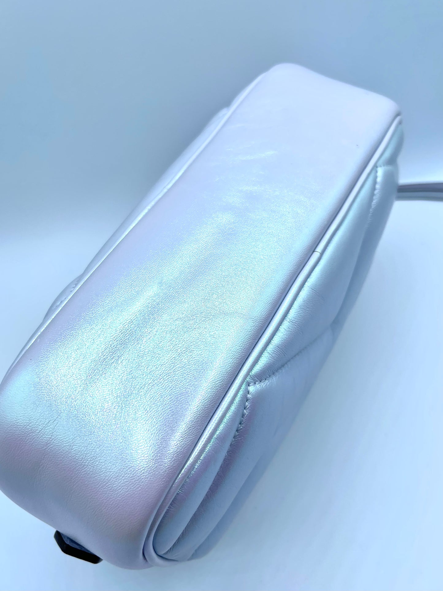 IRIDESCENT GUCCI CAMERA BAG CROSSBODY WITH DUST BAG