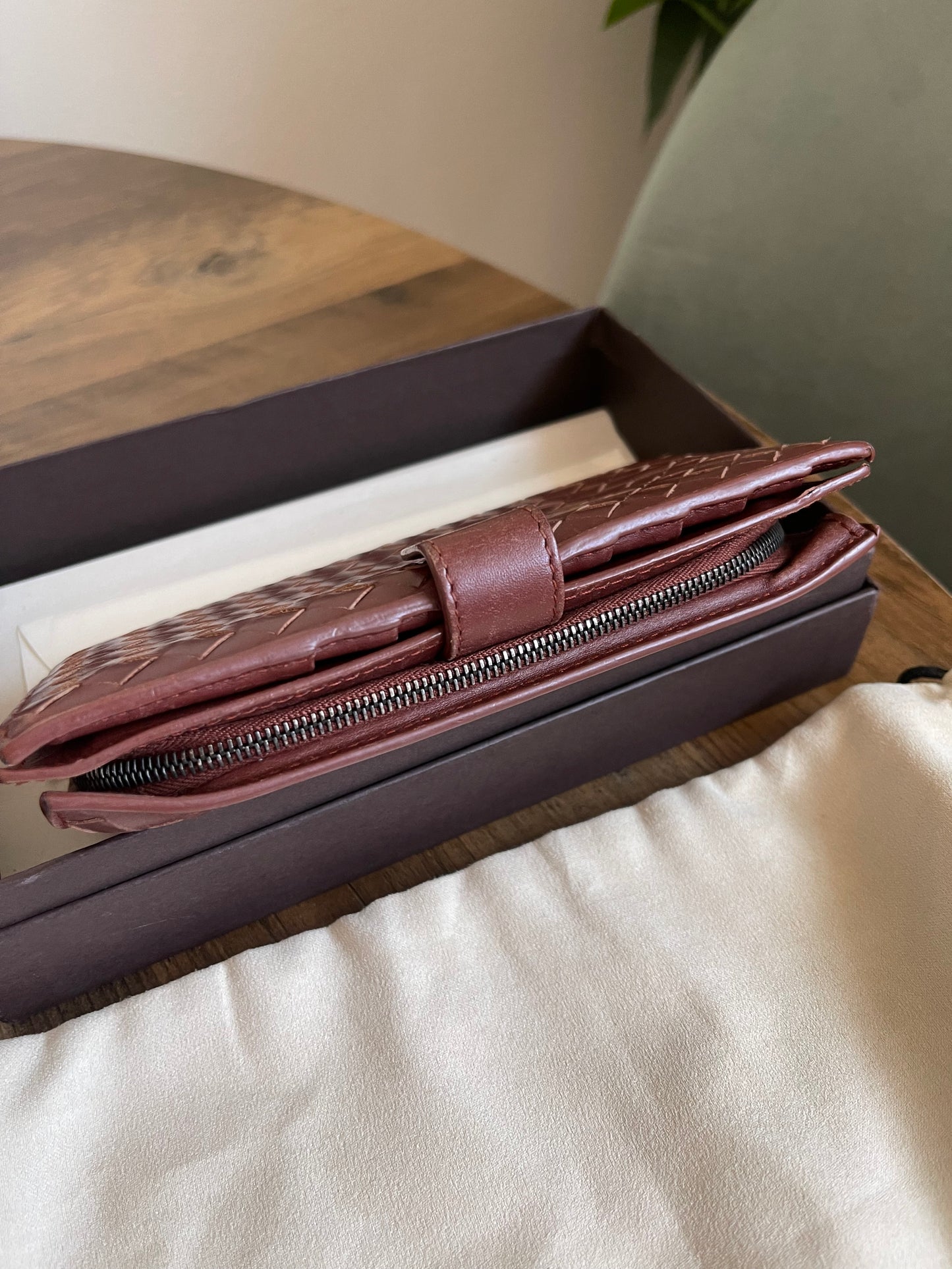 BOTTEGA VENETTA BROWN WALLET