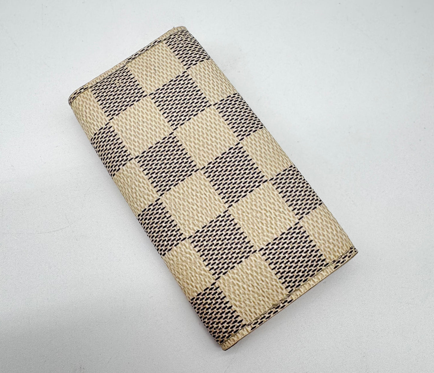 LOUIS VUITTON DAMIER AZUR KEY PUNCH 4 RINGS
