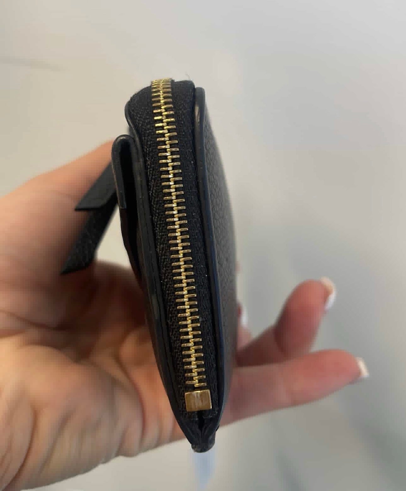 LV BLACK RECTO VERSO COIN POUCH