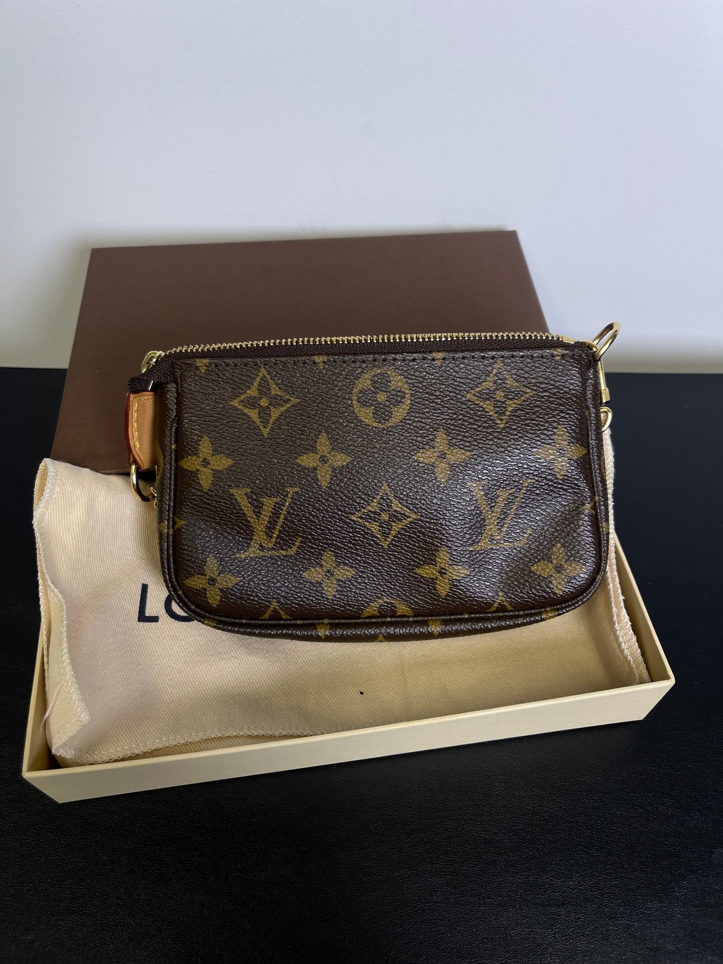 LOUIS VUITTON POCHETTE ACCESSORIES FULL SET