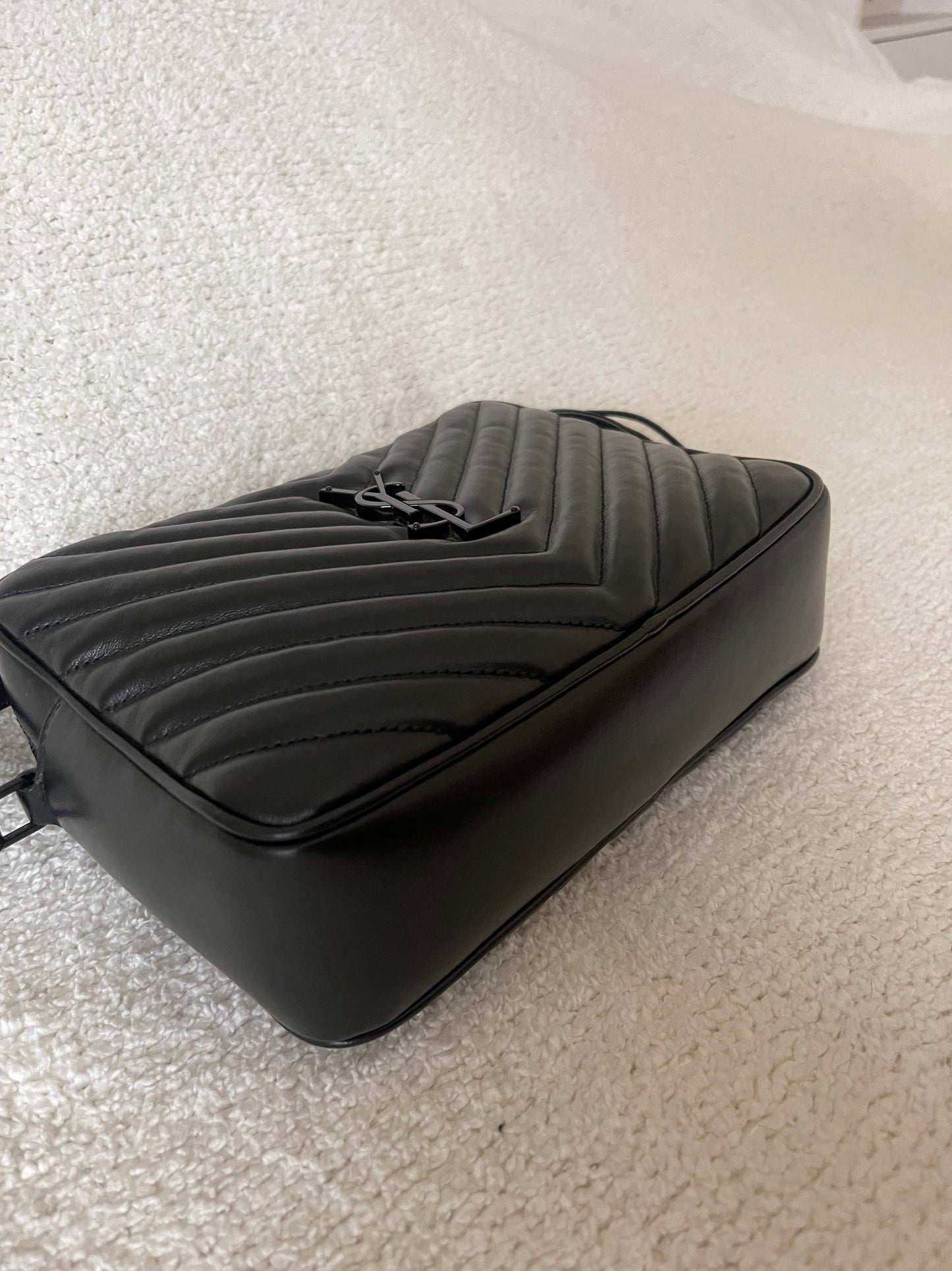YSL CAMERA BAG BLACK HARDWARE