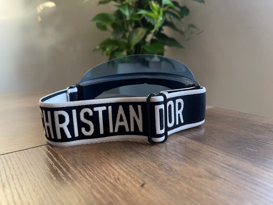 CHRISTIAN DIOR BLUE VISOR