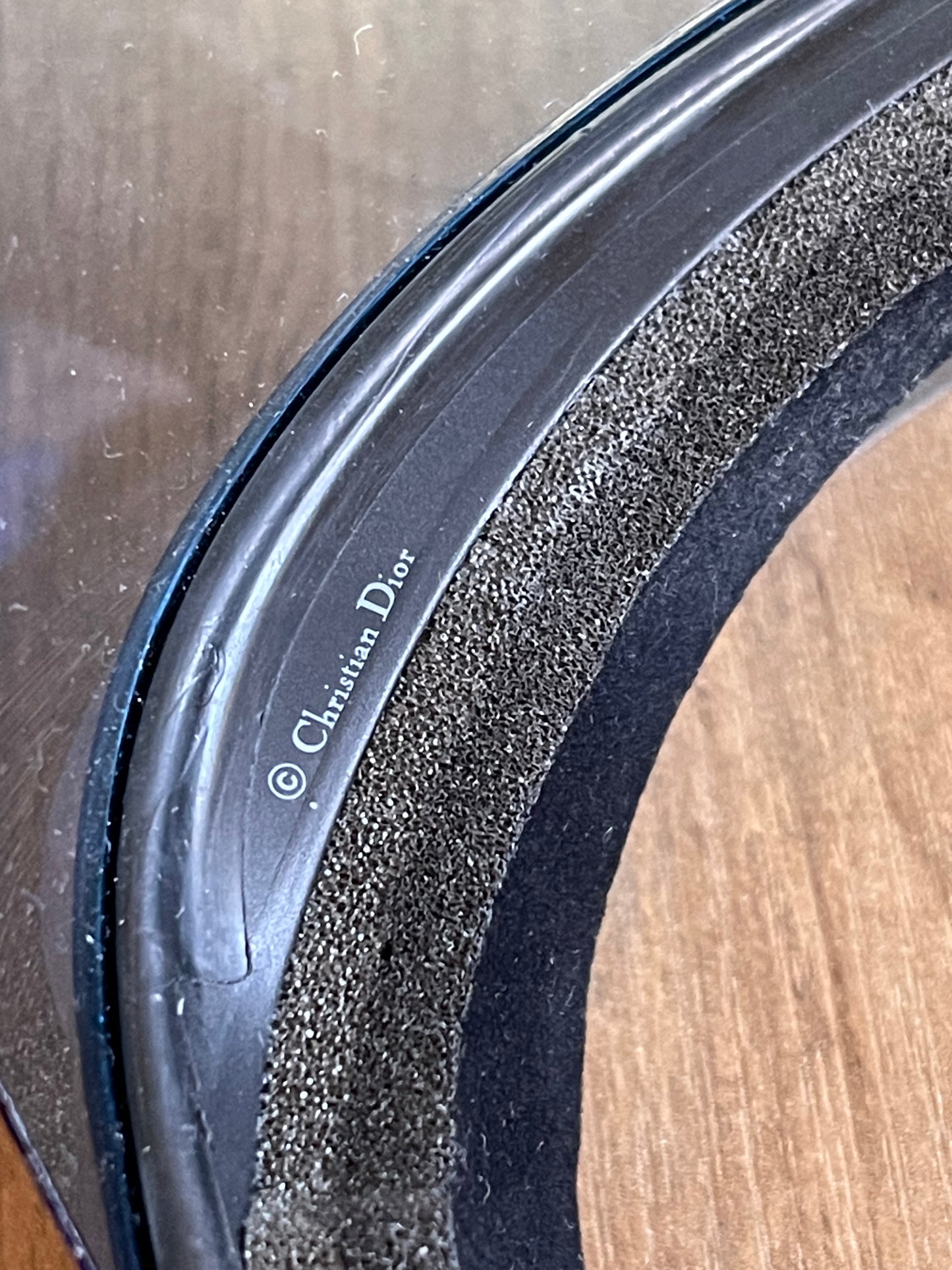 CHRISTIAN DIOR BLUE VISOR