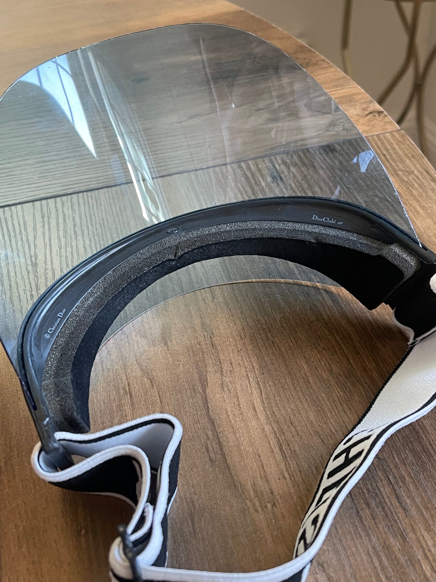 CHRISTIAN DIOR BLUE VISOR