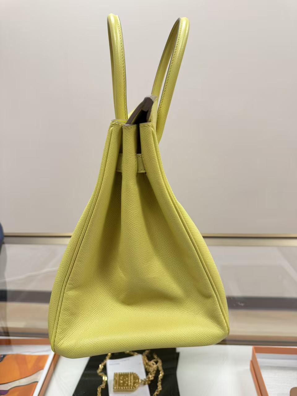Hermes Jaune De Naple Birkin 35